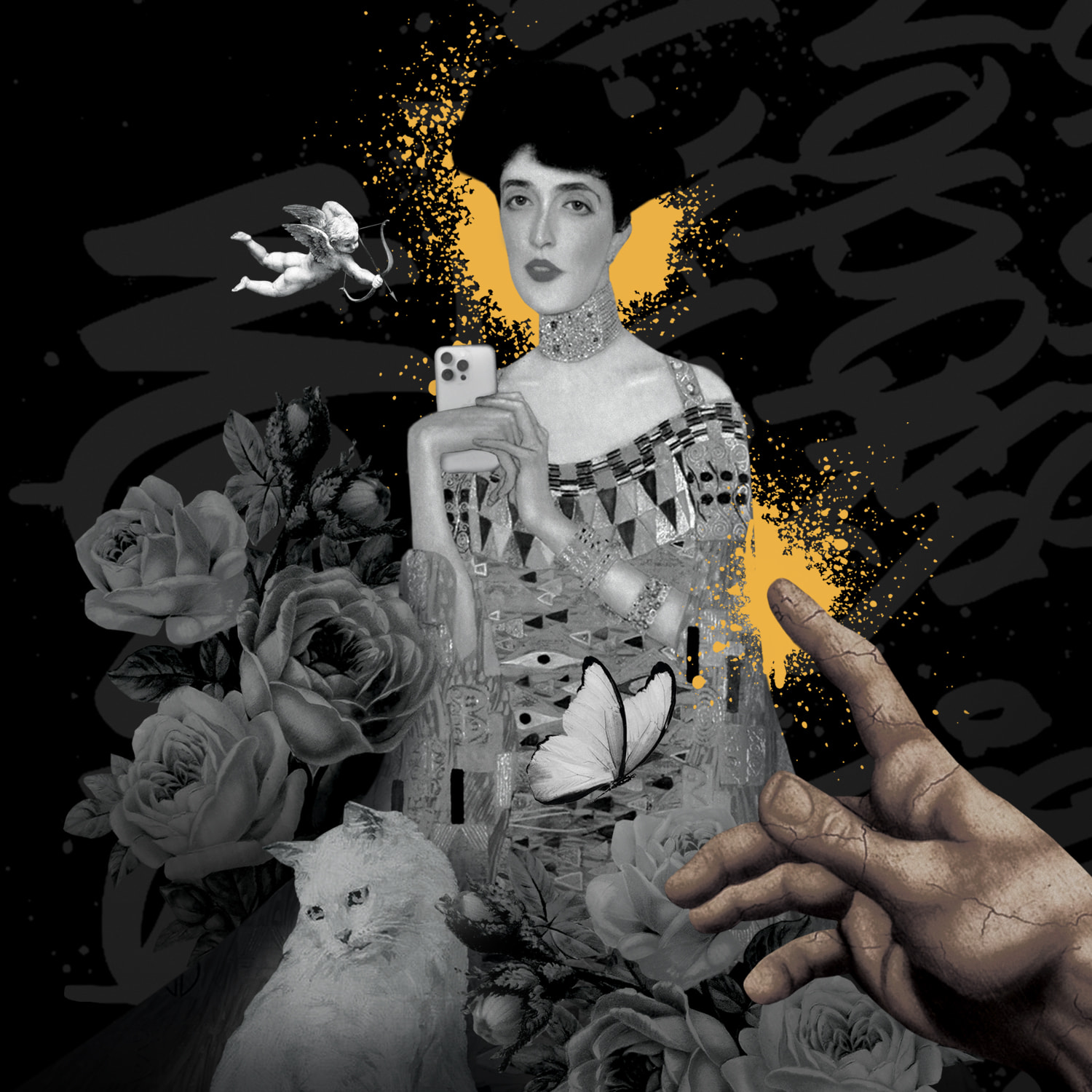 Изображение девушки в наушниках