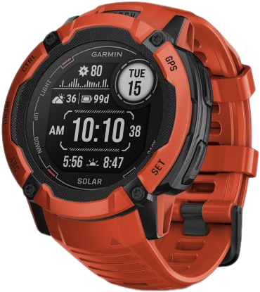 Умные часы Garmin ️Instinct 2X Solar (красный)