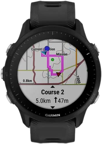 Умные часы Garmin Forerunner 955 Solar (черный)