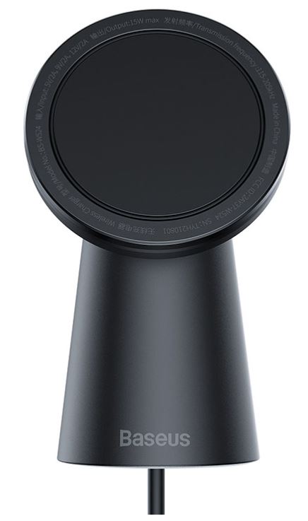 Беспроводная зарядка Baseus Simple Magnetic Stand Wireless Charger (черный) 