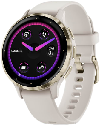 Умные часы Garmin ️VENU 3s (золотой/бежевый)