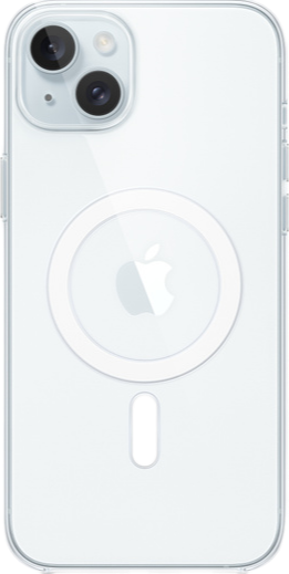 Оригинальный чехол Apple iPhone 15 Plus Clear Case with MagSafe