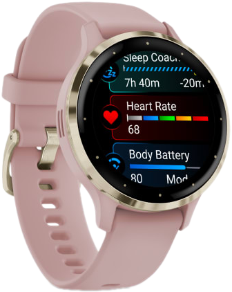 Умные часы Garmin ️VENU 3s (золотой/розовый)