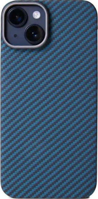 Чехол KZDOO Keivlar для iPhone 15 Plus (синий)