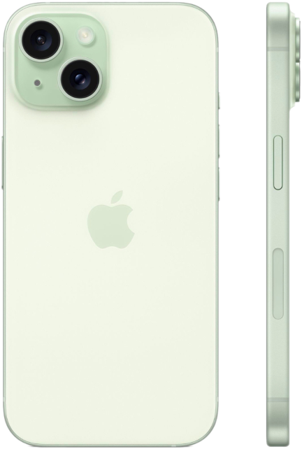 Смартфон Apple iPhone 15 256GB (зеленый) Б/У (категория A)