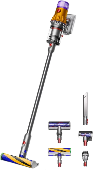 Пылесос Dyson (SV46) V12 Detect Slim Absolute (желтый/никель) EU
