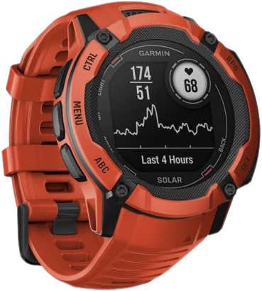Умные часы Garmin ️Instinct 2X Solar (красный)