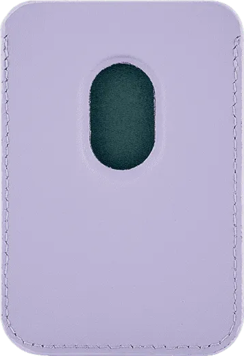 Чехол-бумажник uBear Leather Shell with MagSafe (фиолетовый)