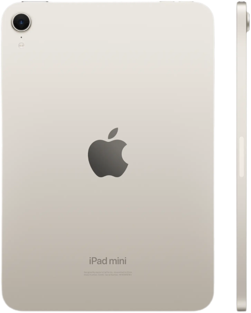 Планшет Apple iPad mini (2024) 128GB Wi-Fi (сияющая звезда), без RuStore