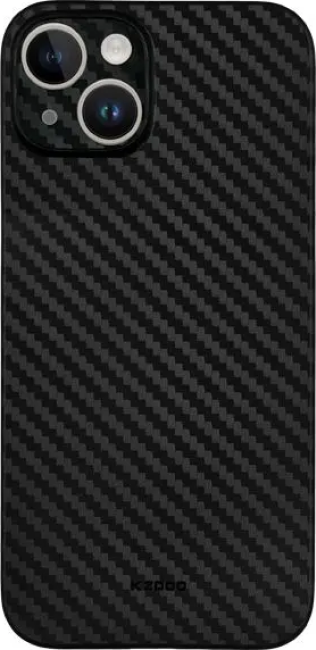 Чехол KZDOO Air Carbon для iPhone 15 (черный)