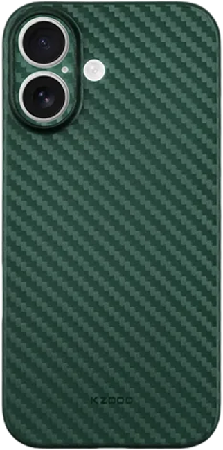 Чехол KZDOO Air Carbon для Apple iPhone 16 (зеленый)
