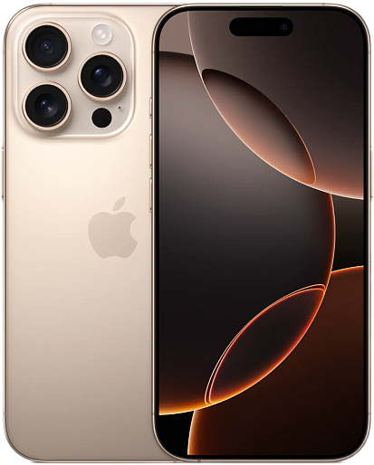 Смартфон Apple iPhone 16 Pro 128GB (пустынный титан) 2 sim, без RuStore