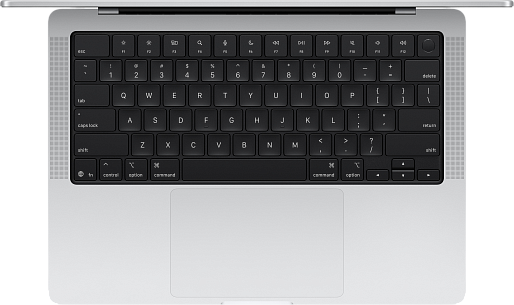 Ноутбук Apple MacBook Pro 14 (M5) 16/512GB (MDE44) US + гравировка (серебристый)