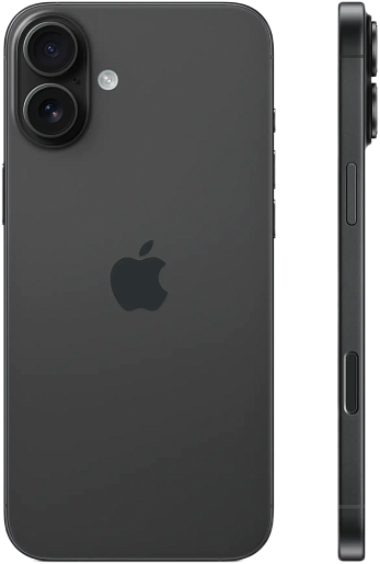Смартфон Apple iPhone 16 Plus 256GB (черный) 2 sim, без RuStore