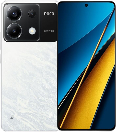 Смартфон POCO X6 12/256 ГБ (белый) EU