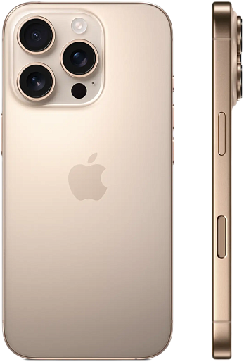 Смартфон Apple iPhone 16 Pro 1TB (пустынный титан) 2 sim, без RuStore