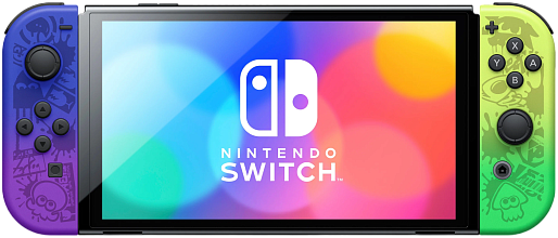 Портативная игровая приставка Nintendo Switch OLED 64GB (Splatoon 3)