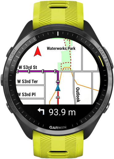 Умные часы Garmin Forerunner 965 (желтый)