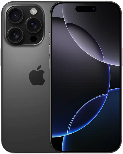 Смартфон Apple iPhone 16 Pro 512GB (черный титан) 2 sim, без RuStore