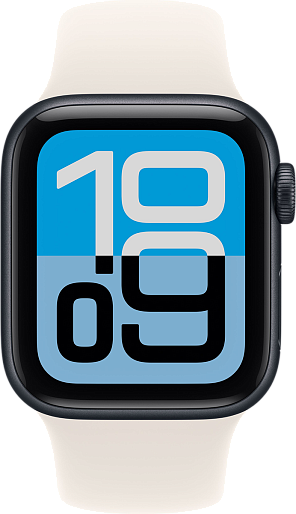 Умные часы Apple Watch SE 3 40mm with Sport Band (черный/сияющая звезда) S/M, без RuStore