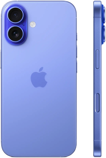 Смартфон Apple iPhone 16 256GB (ультрамарин) 2 sim, без RuStore