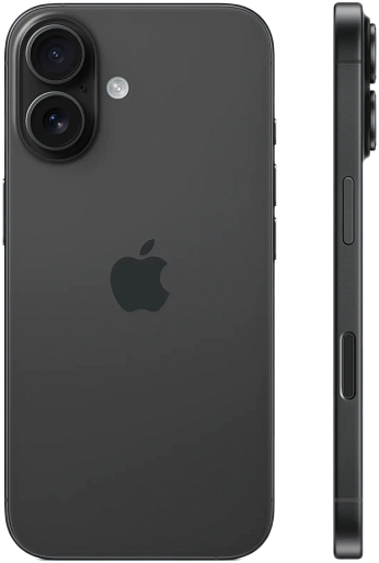 Смартфон Apple iPhone 16 128GB (черный), без RuStore