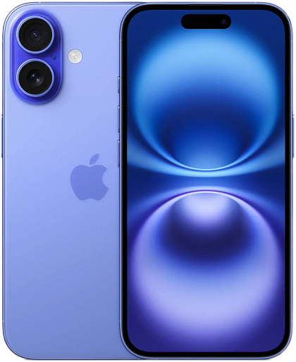 Смартфон Apple iPhone 16 256GB (ультрамарин) 2 sim, без RuStore