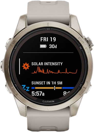 Умные часы Garmin ️FENIX 7S Pro Sapphire Solar (золотой)