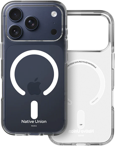Чехол Native Union Re(Clear) для iPhone 17 Pro (прозрачный)