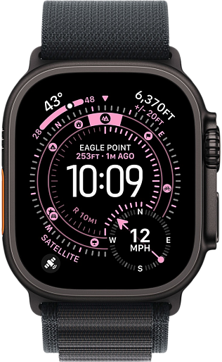 Умные часы Apple Watch Ultra 3 (Black) 49mm альпийская петля (черный) Medium, без RuStore