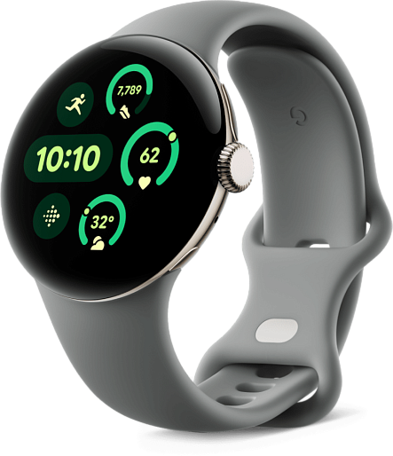 Умные часы Google Pixel Watch 3 Wi-Fi 41mm (золотой/ореховый) JP